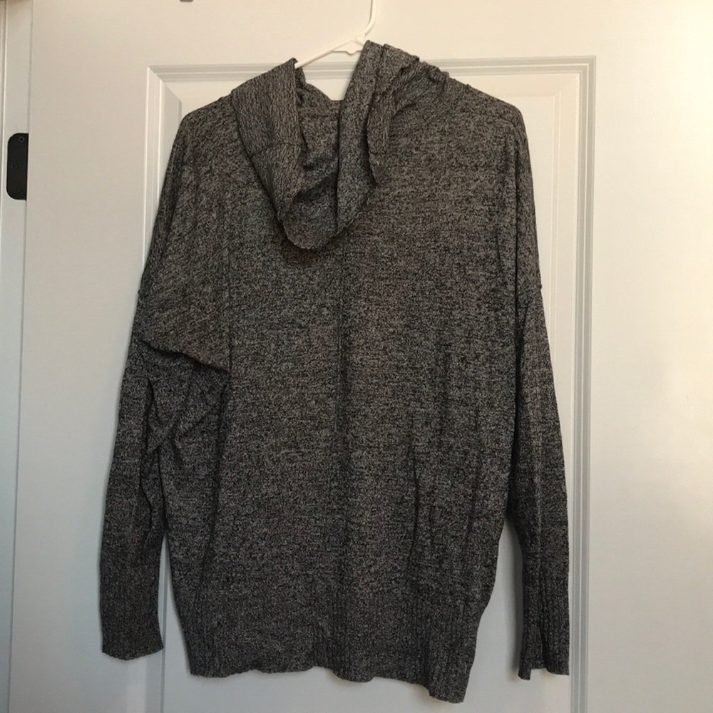 Grey cowl neck sweater
